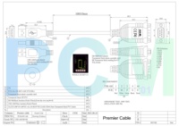 Cable convertidor USB a RS232 de 10 cm FTDI UC232R-10, adaptador USB-A macho a DB9 macho FT232RL para programación de PLC y equipos industriales