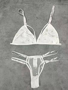 <span class=keywords><strong>Intimo</strong></span> <span class=keywords><strong>rosso</strong></span> trasparente per donne Mature Sexy Lingerie di san valentino ricamo <span class=keywords><strong>intimo</strong></span> termico mezza slip nappina - Product Image 5