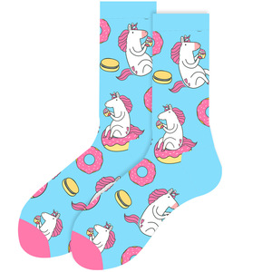 WZ-641 Otoño/Invierno, Nueva Llegada, Calcetines Unisex de Algodón Absorbentes de Sudor, Casuales, con Diseño <span class=keywords><strong>Animal</strong></span>, a Media Pantorrilla, Personalizados y Modernos - Product Image 5