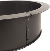 Fourniture en gros de doublure de foyer portable anneau de feu de camp pliable bricolage anneau de foyer en acier massif robuste pour intérieur extérieur