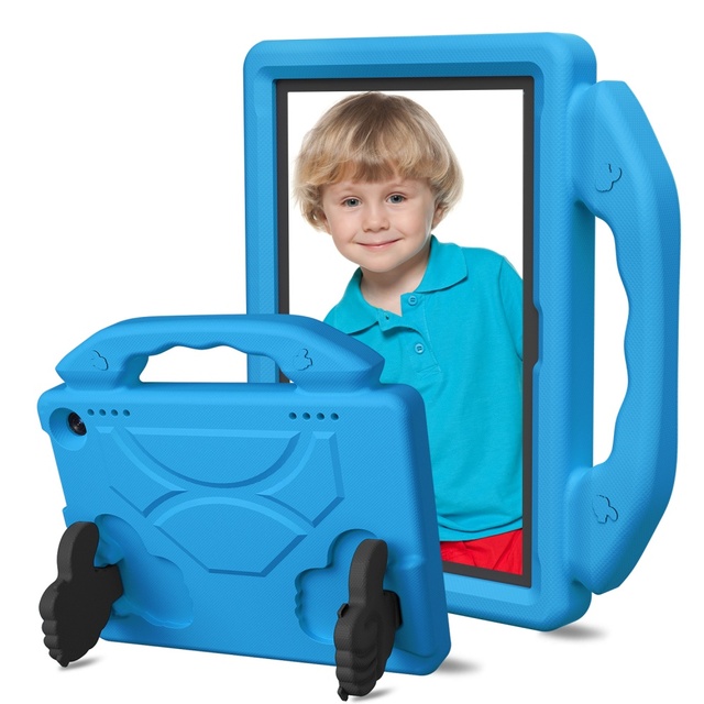 EVA Kids Friendly Tablet Cases for Kindle Fire HD 8/8 Plus Lightweight Durable Foam Shockproof Tablet Cover with Handle Stand