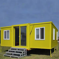 Maison préfabriquée intégrée sur roues Sinoy Trailer Container, maison de luxe préfabriquée transportable