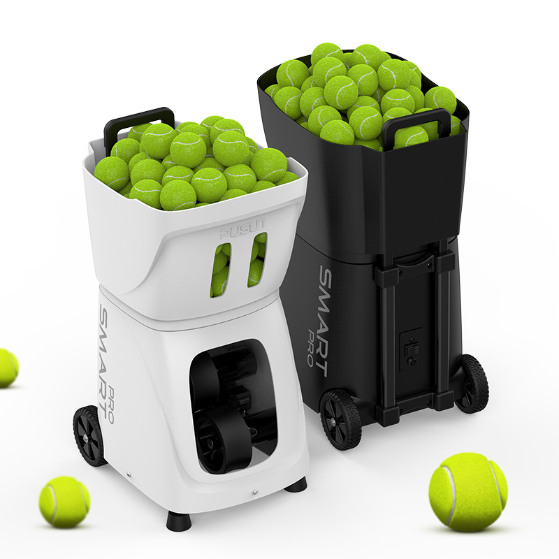 PUSUN Smart Tennis Ball Machine Padel Ball Shooting Machine Tennis Feeder with APP Control Tennis Training Equipment for PRO