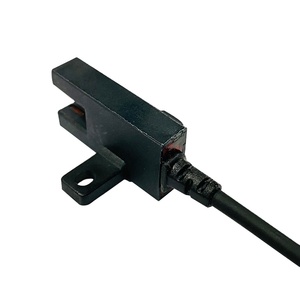 Sensor Fotoeléctrico de Tipo Ranura de 4 Cables y 2 m, Sensor Óptico NPN PNP, 5-24 V CC, Interruptor Fotoeléctrico Infrarrojo de Tipo Ranura - Product Image 1