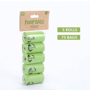 Sacs à déjections canines biodégradables et compostables personnalisés en gros, fabriqués à partir de plastique, pour animaux de compagnie - Product Image 1