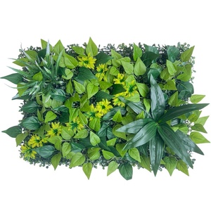 Panel de Pared de Plantas Artificiales de Eucalipto Verde Milán, Estabilizado contra Rayos UV, Ecológico, para Decoración de Paredes y Puertas - Product Image 4