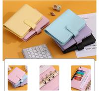 Organiseur de budget personnalisé à 6 anneaux avec enveloppes pour espèces, couverture de carnet à spirale, classeur, organiseur coloré pour la planification financière