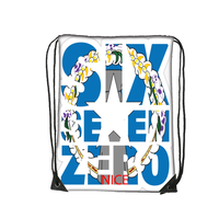 Sac de sport personnalisé à cordon de serrage motif Saipan, en polyester robuste, idéal pour la gym, la randonnée et l'aventure