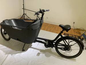 Vélo de cargaison électrique familial pour adultes à 2 roues avec batterie au lithium 36V à moins de 50 kilomètres - Product Image 2