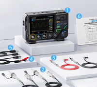 Osiloskop Genggam 3-in-1 FNIRSI DST-210 (10M) DST-201 (1M), Multimeter 4.5-digit + Generator Sinyal Tersedia
