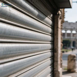 Puerta de Garaje Enrollable Automática, Industrial, Eléctrica, de Acero Galvanizado, Resistente al Viento, para Hoteles, Villas y Escuelas - Product Image 5