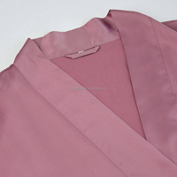 Robe de mariée longue en satin de soie mat à manches longues pour femme, style kimono, pour mariée et demoiselle d'honneur, peignoir de matin doux et lisse, vêtement de nuit