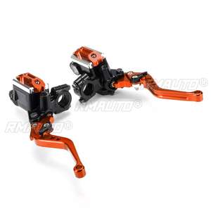 Pompe à frein hydraulique universelle pour moto 7/8" 22mm, levier d'embrayage, cylindre maître, réservoir pour moto sportive 50cc-300cc, moto de rue - Product Image 2