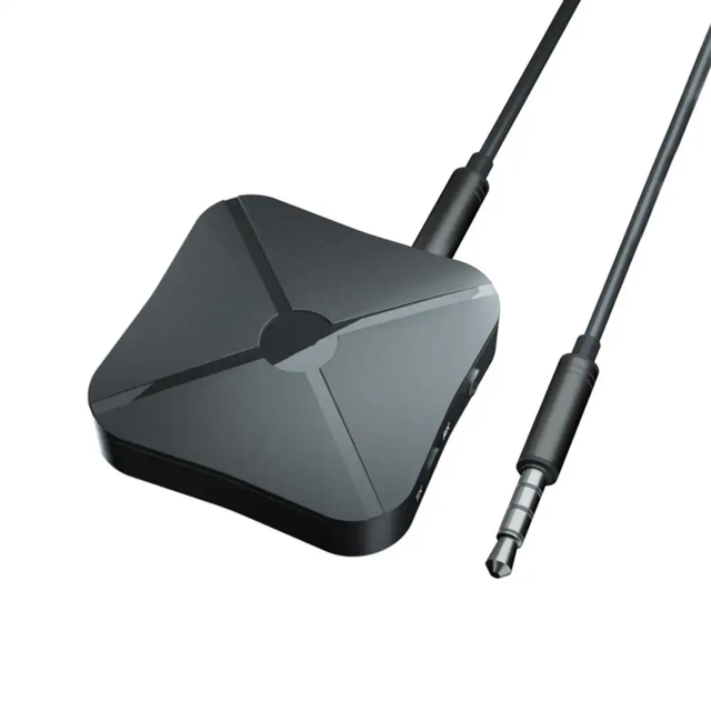HG KN319 Wireless Bluetooth Audio Receiver Transmitter With 3.5MM AUX Jack RCA Dongle Stereo Adapter for Car