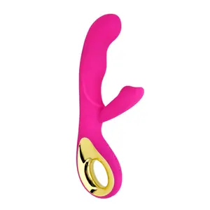G点振动器女性双振动硅胶假阳具防水女性阴道阴蒂按摩器鸡巴性玩具成人玩具