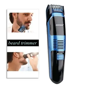 Electric Rechargeable Cordless Mustache Stubble Hair Clippers Beard Trimmer with Vacuum