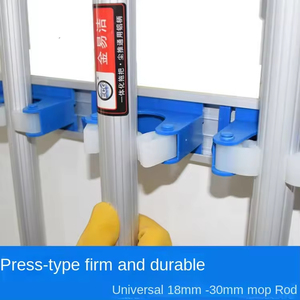 Portascope e Portamocio in Silicone di Alta Qualità con Supporto a Parete in Lega di Alluminio per Organizzazione Domestica - Product Image 4