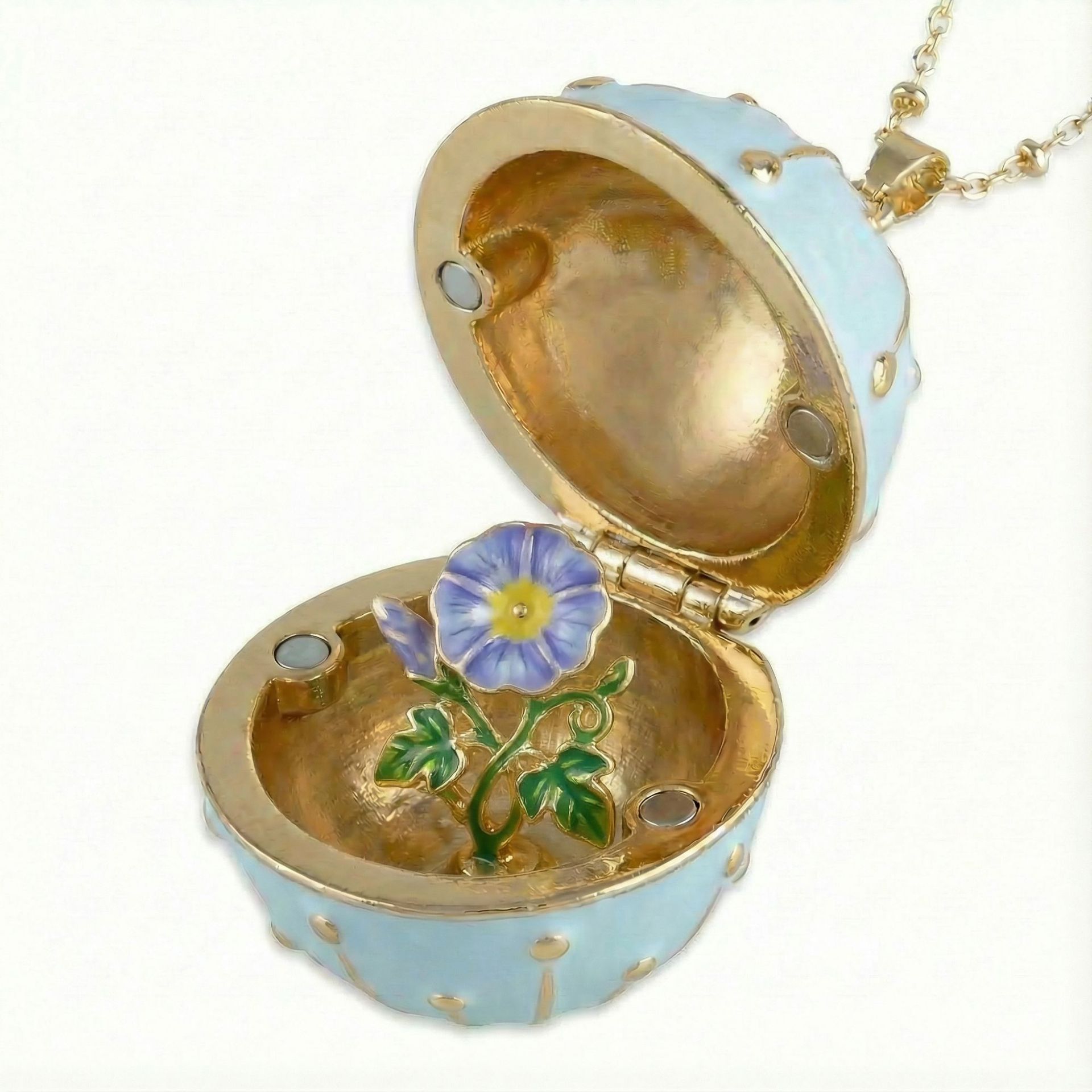 Collier fleur de vache en plomb de septembre
