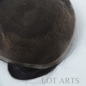 Tupé de Cabello para Hombre con Encaje, Cabello Remy Brasileño 100% Humano de Alta Calidad, Estilo Liso Sin Enredos, Más Vendido - Product Image 5