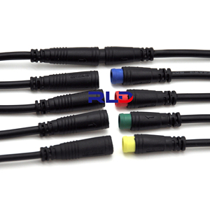 M8 nối 5pin nam nữ kết nối không thấm nước cáp cho xe đạp điện Bộ dụng cụ đèn <span class=keywords><strong>LED</strong></span> - Product Image 1