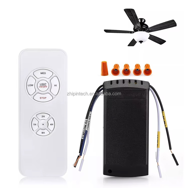Factory Price Wireless Ceiling Fan Light Remote Control Switch Speed Timing Function Easy Connect AC110V 120V 220V 230V 240V