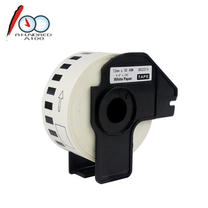 Hermano Compatible de la serie DK longitud continua negro de la cinta de etiqueta - Product Image 3