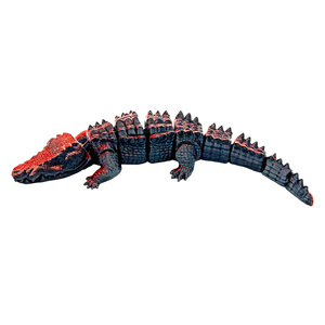 Figura Articulada de Cocodrilo Americano Impresa en 3D, Juguete Antiestrés con Articulaciones Móviles, Decoración de Escritorio, Regalo Unisex para Mayores de 7 Años - Product Image 6
