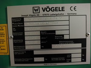 Pavimentadora de Asfalto Mini Vogel Super 800 Alemana de <span class=keywords><strong>Segunda</strong></span> <span class=keywords><strong>Mano</strong></span> Original de Alta Calidad, Capacidad de Tolva de 300t/h, Motor Deutz de 6.6 Toneladas - Product Image 2