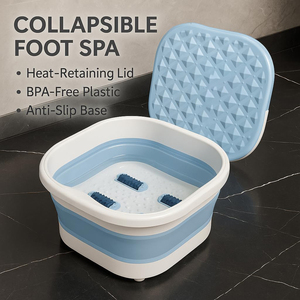 Bañera Plegable para Pies, Spa Portátil para Pies, Bañera de Viaje para Pies, Bañera de Plástico Resistente para Pies - Product Image 3