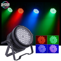 Projecteur LED Par étanche 54x3W RGBW 4-en-1 IP65 sans ventilateur silencieux DMX512 pour éclairage de scène extérieur, discothèque et spectacle
