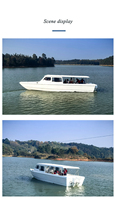 Le plus populaire Water Taxi fibre de verre 26 passagers bateau Ferry rivière cabine Cruiser bateau de vitesse de l'eau personnalisé
