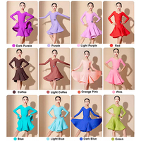 TONGYANG nouvelle robe de danse latine à manches longues filles enfants Rumba Chacha Samba Cowboy robe de danse de salon