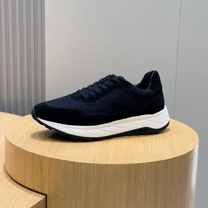 Da giản dị Sneakers người đàn ông mềm duy nhất thoáng khí thiết kế đường phố hàng ngày thoải mái đa năng ren-up thể thao thấp-top Giày đi bộ - Product Image 1