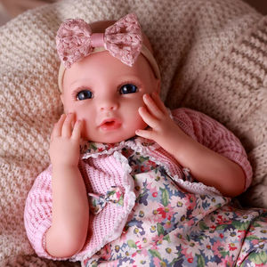 Babeside Terry 16 pouces <span class=keywords><strong>40cm</strong></span> corps entier Silicone <span class=keywords><strong>Reborn</strong></span> réaliste Silicone réaliste bébé filles <span class=keywords><strong>Reborn</strong></span> poupées en gros - Product Image 4
