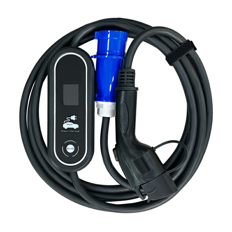 Tipo 1 Tipo 2 7kw J1772 Dual Charging Guns Iec 62196 Ac Pilar de carregamento ajustável Carregador Ev Ev Cars Fast Portable Charger
