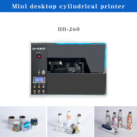 Imprimante spirale de bureau pour peinture sur canettes, mini imprimante UV cylindrique, machine d'impression en relief 5D pour gobelets isothermes et canettes de Coca-Cola