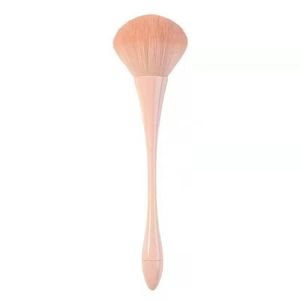 Durable Long-handle Pink Blush <b>Brush</b> Moderate Powder Pickup and Comfortable Grip and Suitable for Women Facial Makeup Use - Product Image 2