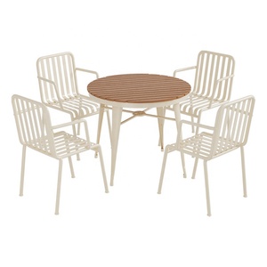 Juego <span class=keywords><strong>de</strong></span> Mesas <span class=keywords><strong>y</strong></span> <span class=keywords><strong>Sillas</strong></span> <span class=keywords><strong>de</strong></span> Hierro Resistentes para Exteriores <span class=keywords><strong>con</strong></span> <span class=keywords><strong>Sombrilla</strong></span> <span class=keywords><strong>de</strong></span> Color para Terraza, Café, Té <span class=keywords><strong>y</strong></span> Área <span class=keywords><strong>de</strong></span> Descanso - Product Image 6