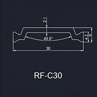 Bandes en polyamide thermique de haute qualité de 30 mm pour profilés de fenêtres et de portes en aluminium, vente en gros
