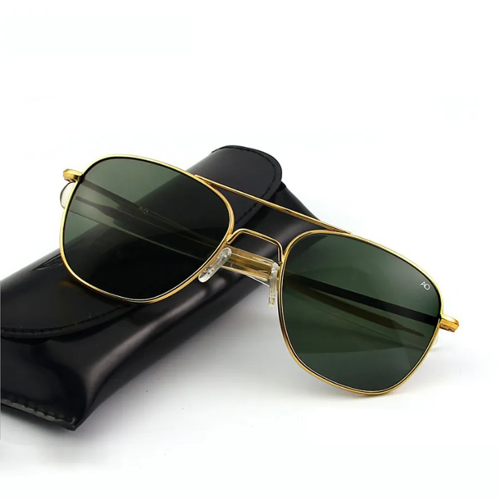 Kingseven — lunettes De soleil De 54mm pour hommes, nouvelle mode, style armée militaire, pilote AO, verres optiques, De marque, américain, 2018
