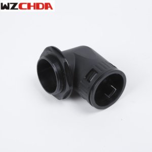 Nylon right angle cable glands linh hoạt nhựa khuỷu tay ống phù hợp PG chủ đề sóng ống dẫn kết nối cho sóng Ống - Product Image 4
