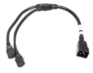 Cables C20 to C13 Splitter Power Cord - 15 Amp