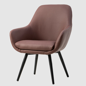 <span class=keywords><strong>Fauteuil</strong></span> en cuir minimaliste moderne le plus vendu avec pieds en bois pour le mobilier de salon - Product Image 1