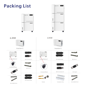 Système de batterie-onduleur tout-en-un empilable 10-20 kWh, modulaire 5-10 kW, onde sinusoïdale pure, 6000 cycles, entrée solaire/réseau, RS485/WiFi, IP65 - Product Image 5