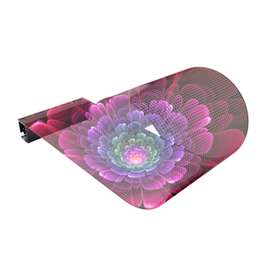 Pantalla LED de Película de Cristal Transparente, Flexible e Invisible, Autoadhesiva para Interiores, P10, Video Wall LED Publicitario para Vidrio de Ventana - Product Image 2
