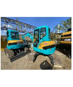 2020 con bulldozer usa Kubotau55 escavatore cingolato cingolato idraulico in vendita Kubota u55 5ton mini escavatore usato