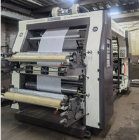 Machine d'impression flexographique 2, 4, 6 couleurs pour film plastique, sacs non tissés, haute vitesse, automatique