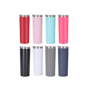 Powder Coated Custom Logo Wholesale 20Oz Double Wall Stainless Steel Insulated <b>Coffee</b> Tumbler Cups Mugs With Straw - Product Image 6