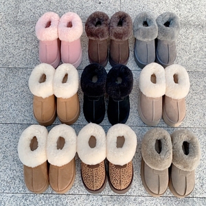 Quantité minimale de commande 1 haute qualité femmes classique neige bottes d'hiver décontracté intérieur extérieur Satin et daim nous avec semelle intérieure en fourrure prix de gros - Product Image 5