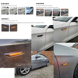 2PCS T10 Feux Clignotants LED Clignotants Latéraux pour BMW E90 E46 E91 E92 E93 E60 E87 E82 Lampes Indicatrices Séquentielles Dynamiques - Product Image 6